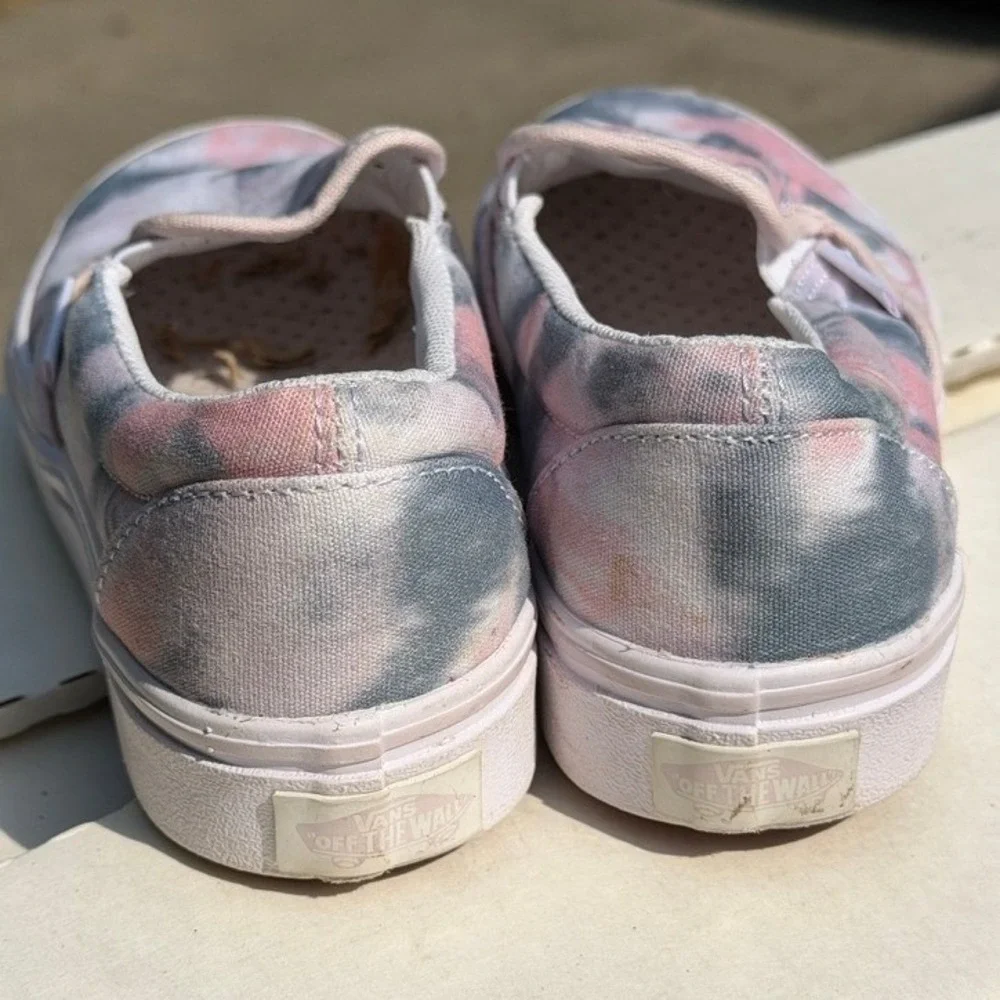 Vans Kids Cloud Wash ComfyCush Slip-On‎ Shoes in Tie-Dye
